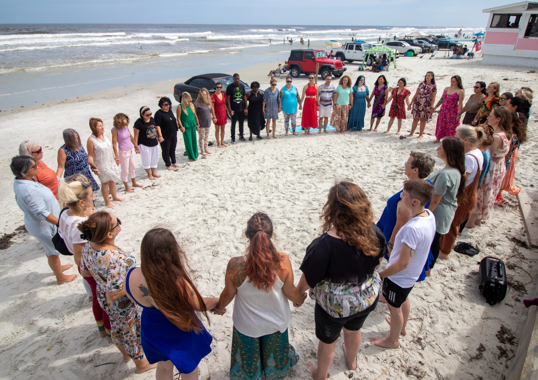 Sacred Awakening community gathered together 2